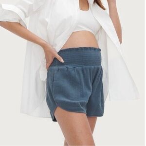 Hatch High Waist Teal Women's Shorts